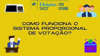 Saiba como funciona o sistema proporcional de votação [upl. by Muirhead]