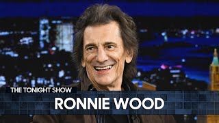 Ronnie Wood on The Rolling Stones StarStudded Album and Working with Paul McCartney  Tonight Show [upl. by Odlanyer802]