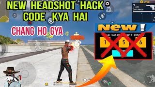 😱FreeFire 1vs4 CraftLand Hedshot Hack Code Change Ho Gya  New Hack Pin Kya Hai  Full Details 🥰 [upl. by Ode869]