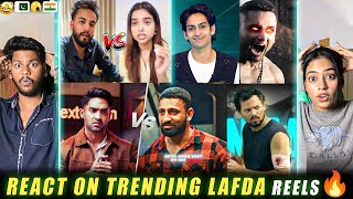 Reaction on Trending Reels 🔥  Elvish vs Manisha Rani 😱 [upl. by Aidyl]