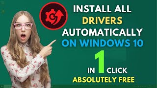 Download and Install All Drivers Automatically in 1 Click  Windows 10 [upl. by Piefer170]