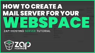 How to create a MAIL SERVER for your ZAP WEBSPACE  2023 [upl. by Tabbi743]