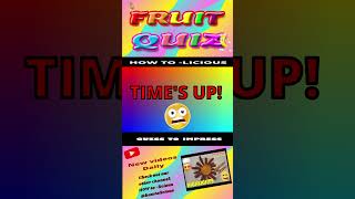 Grenache is it a fruit or a fancy party guest 😂  Fruit Quiz 178 fruitquiz fruitfacts [upl. by Hamachi]