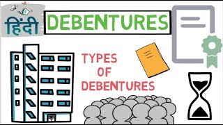 What are Debentures Difference between Shares and Debentures  Hindi [upl. by Grunberg]