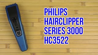 Распаковка PHILIPS Hairclipper series 3000 HC3522 [upl. by Roderica]