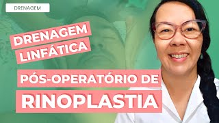 DRENAGEM LINFÁTICA PÓSOPERATÓRIO DE RINOPLASTIA  PASSO A PASSO [upl. by Anyala]