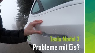 Tesla Model 3 im Eispanzer Fail oder kein Problem [upl. by Atirabrab]