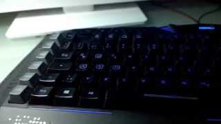 Gaming Tastatur Speedlink Parthica Core Gaming REVIEW deutschgerman [upl. by Oinolopa]