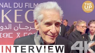 David Cronenberg interview at Marrakech Film Festival Red Carpet 2024 [upl. by Ema155]