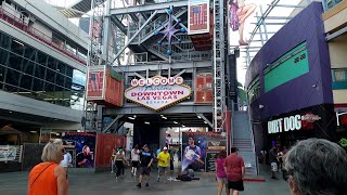 My First Time On Fremont Street Las Vegas And Light Show [upl. by Esirtal]