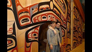 Tsimshian carvers David A Boxley and David R Boxley Discuss Monumental House Front in Juneau [upl. by Ainesey]