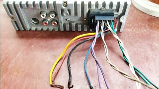 Car Stereo Wiring Explained In Detail USBMP3FMCar Stereo  आपने कार मे टेप की वाईरीग करना सीखे [upl. by Giuditta]