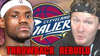 THROWBACK REBUILD 2003 CAVALIERS ROOKIE LEBRON NBA 2K19 [upl. by Elga949]