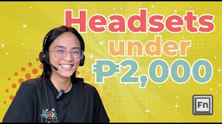 5 Work From Home Headsets Under ₱2000  Normies Review [upl. by Aiciles]