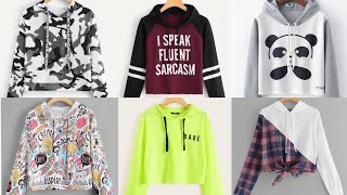 most beautiful designer hoodies collection for girls amp ladies fashionable hoodies design for girls [upl. by Ricardo]