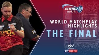 Anderson v Van den Bergh  Highlights  2020 Betfred World Matchplay Final [upl. by Goggin]