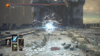 DS3 Cheesing the Stone Demon [upl. by Ateiluj]