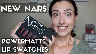 NARS Powermatte Lip Pigments  Lip Swatches  Review [upl. by Ruel309]