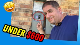 DIY Home Backup Power  Under 600 Tesla Power Wall Solution [upl. by Llerruj393]