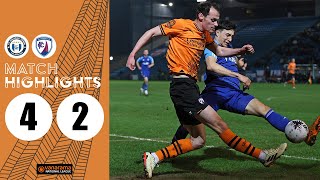 HIGHLIGHTS  FC Halifax Town 4 2 Spireites [upl. by Collins]