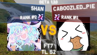 TETRIO  5han Rank 2 vs CaboozledPie Rank 1  TETRIO High Level Replays [upl. by Inness969]