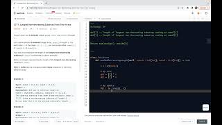 leetcode 2771 Longest Nondecreasing Subarray From Two Arrays  Dynamic Programming [upl. by Larrej586]