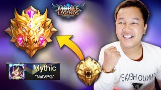 ទីបំផុតខ្ញុំបានឡើងដល់Mythicហើយ😱  VPROGAME Mobile Legends Cambodia [upl. by Brady]