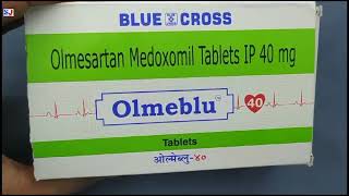 Olmeblu 40 Tablet  Olmesartan Medoxomil Tablets IP 40 mg  Olmeblu 40mg Tablet Uses Side effects [upl. by Christianna]