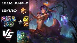 JUNGLE Lillia vs Amumu  EU Challenger Patch 1417 [upl. by Bixby231]