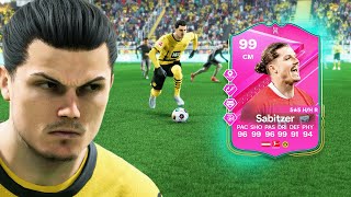 99 STRIKERS INSTINCT SABITZER EVOLUTION PLAYER REVIEW  EA FC 24 ULTIMATE TEAM [upl. by Eirased801]