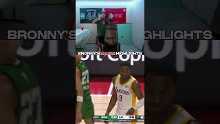 Bronny Highlights vs Celtics pt1😭 bronnyjames lebronjames nbasummerleague nbafunny fypシ゚viral [upl. by Magnus]