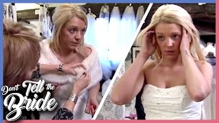 Bride HATES Dress amp Goes Into Meltdown  Dont Tell The Bride [upl. by Sorci]