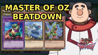 Yugioh GX Tag Force 1  Chumley  Master of Oz Beatdown Deck [upl. by Nodaj]