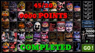 Ultimate Custom Night 4520 Mode9000 points [upl. by Minni165]