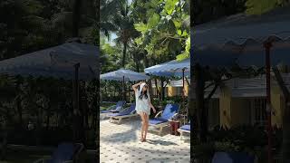 링클 O링 리본 모노키니 lookbook ootd 룩북 outfitideas swimsuit fashion travel summer bikini beach [upl. by Kristie]