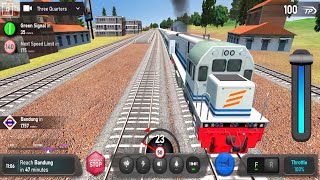 Indonesian Train Sim Game Android Gameplay Videos  Train Games Download [upl. by Kinch]