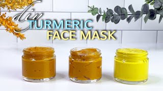 DIY Turmeric Brightening Face Mask  Full Formula amp Measurements [upl. by Euphemie]