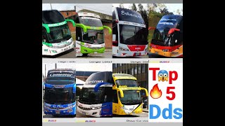 😱 El TOP 5 🖐🏻 🚍Empresas con más BUSES de DOS PISOS en COLOMBIA 🔥 [upl. by Nivri911]