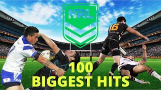 100 Biggest Hits Of All Time NRL  GGOA Clips 4 [upl. by Ayaros834]