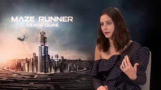 MAZE RUNNER  DEATH CURE Kaya Scodelario Interview  weirdest amp funniest set moment [upl. by Namzaj]