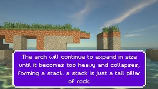 Coastal Erosion Explained Through Minecraft [upl. by Maxentia]