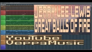 Jerry Lee Lewis  Great Balls Of Fire Instrumental Cover [upl. by Ahsito]