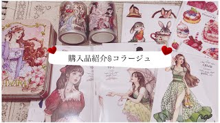 【購入品ampコラージュ】Pinkoi購入品｜hwaraさんステッカー｜コラージュ [upl. by Particia]