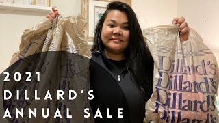 DILLARD’S ANNUAL 2021 NEW YEAR SALE amp HAUL [upl. by Gnot]