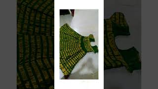 frock stitching machine dressfromsaree green anarkali anarkalifrock 😍😍😍 [upl. by Surazal]