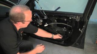 Removing BMW Door Panel amp Replacing Window Regulator [upl. by Gutow335]