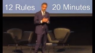 Jordan Peterson  12 Rules for Life in 20 Minutes [upl. by Island]