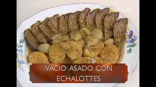 Vacío Asado con Echalottes 🥩🍃 Karlos Arguiñano en tu Cocina 🥔 1999 🇦🇷 [upl. by Heller123]