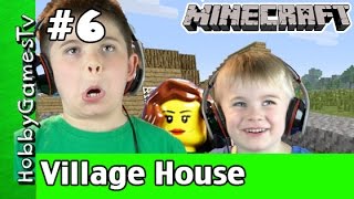 Minecraft HobbyPig 6 Village House with Trixie and and HobbyFrog by HobbyGameTV [upl. by Brantley]