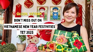 Saigon Tet 2023 What to see and do in Saigon during Vietnamese New Year 🧧🧨🌼 [upl. by Gerhardine]